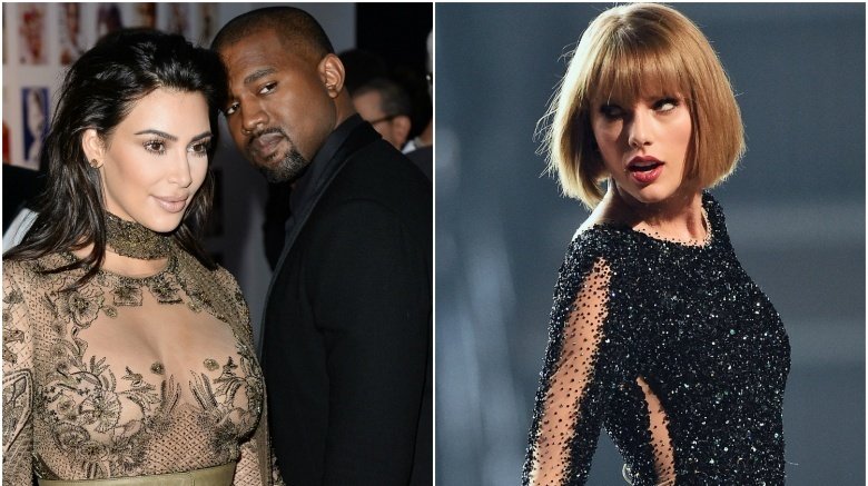 Kim Kardashian, Kanye West, and Taylor Swift