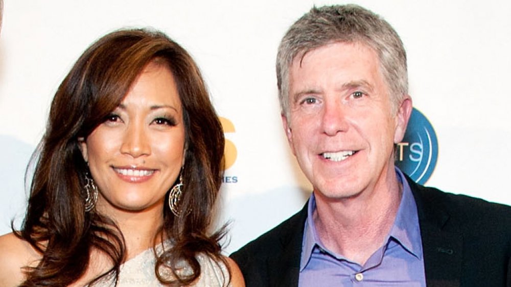 Carrie Ann Inaba and Tom Bergeron