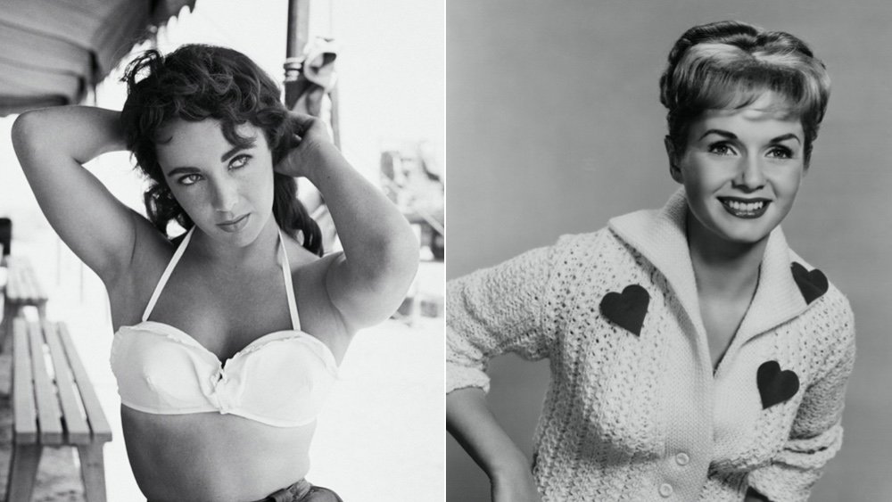 Actresses Elizabeth Taylor and Debbie Reynolds