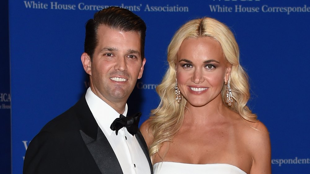 Donald Trump Jr.(L) and Vanessa Trump attend the 102nd White House Correspondents' Association Dinner