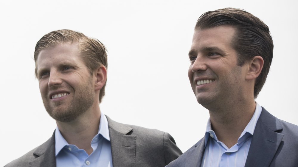 Eric Trump and Donald Trump Jr.