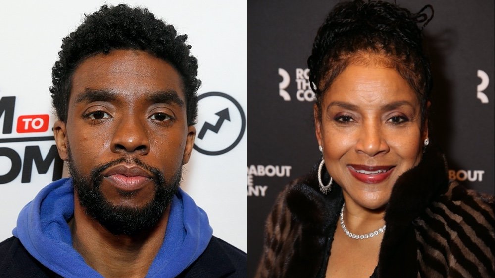 Chadwick Boseman and Phylicia Rashad