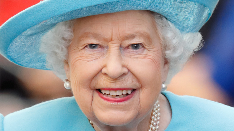 Queen Elizabeth II smiling 