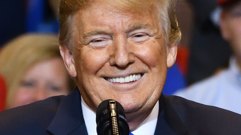 Donald Trump smiling