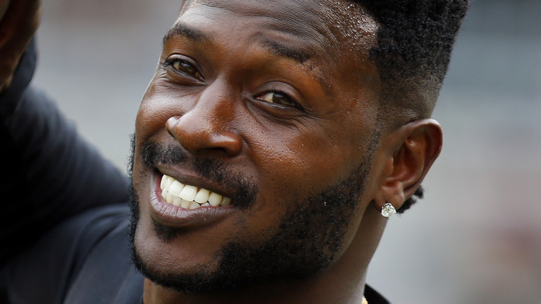 Antonio Brown smiling