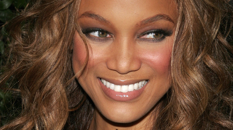 Tyra Banks smiling