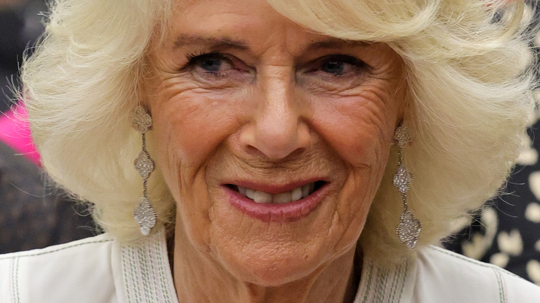 Camilla Parker Bowles smiling