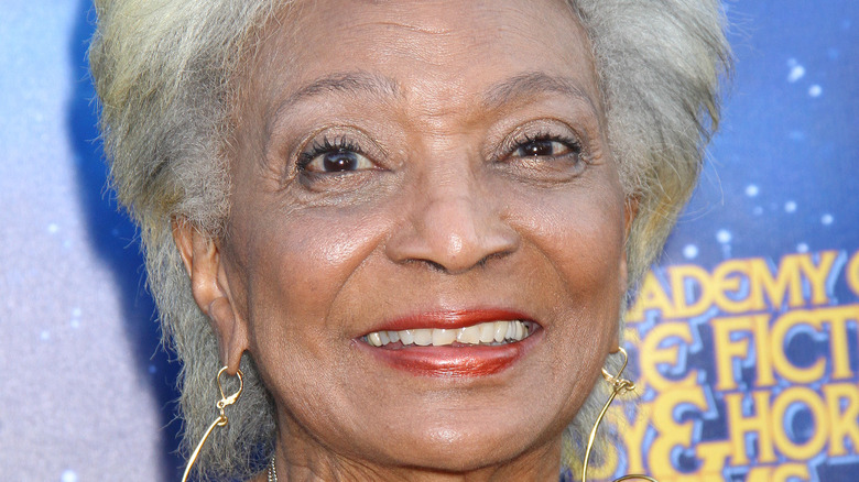 Nichelle Nichols smiling