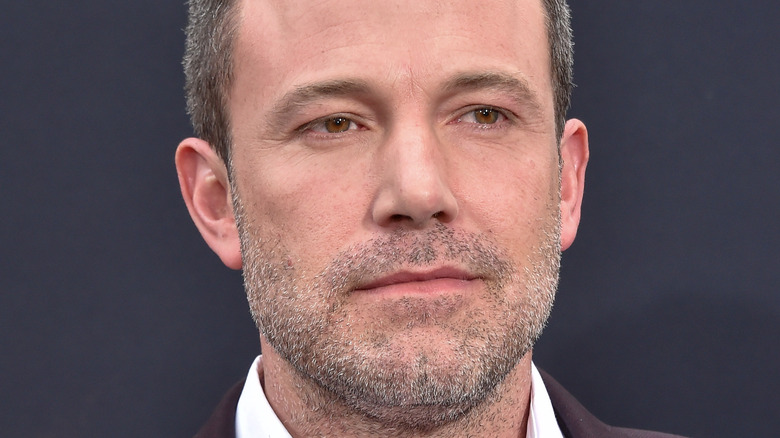 Ben Affleck smiling slightly