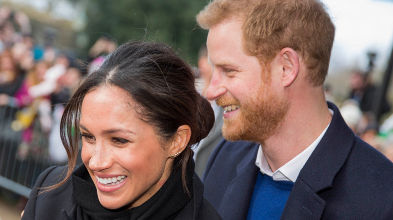 Prince Harry and Meghan Markle in 2022