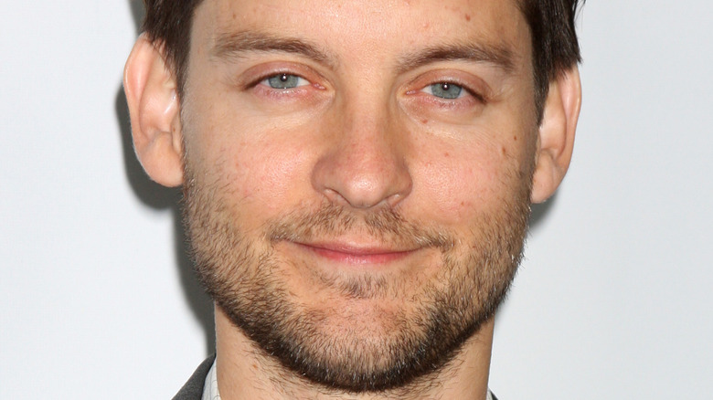 Tobey Maguire smiling