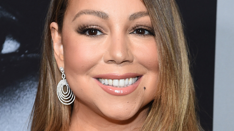 Mariah Carey smiling