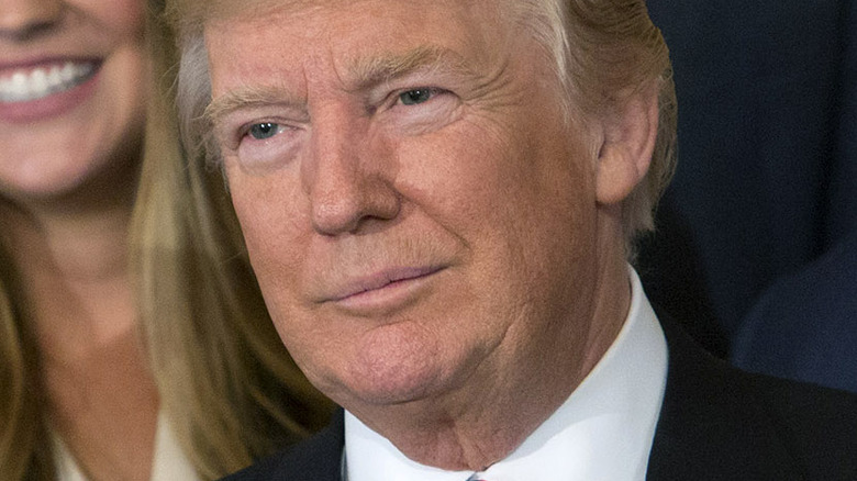 Donald Trump smiling