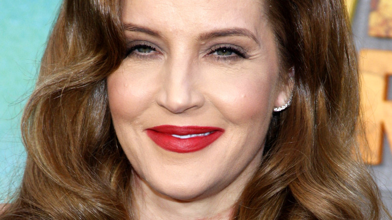 Lisa Marie Presley smiling