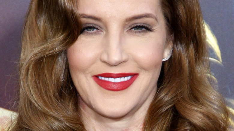 Lisa Marie Presley smiling