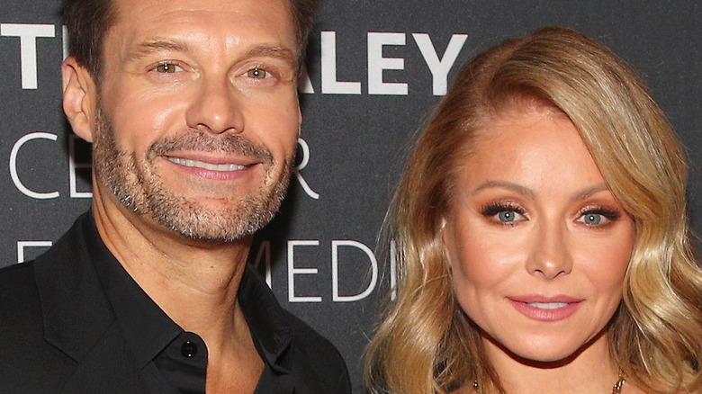 Ryan Seacrest Kelly Ripa close-up