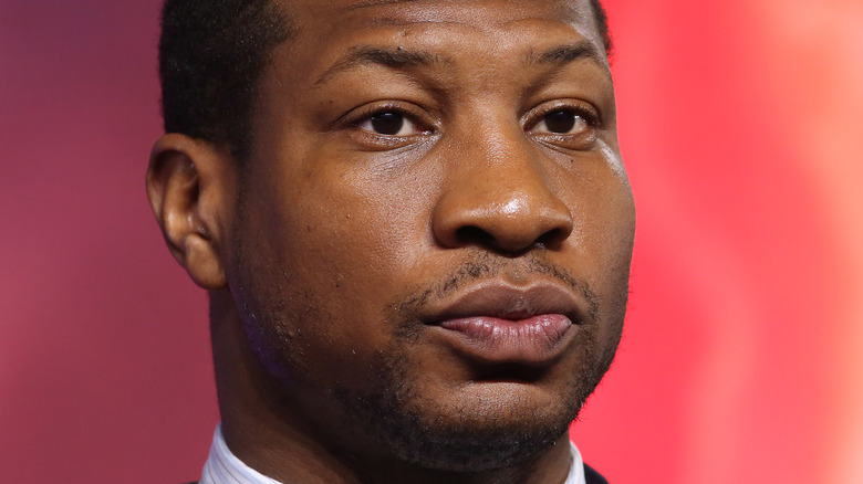 Jonathan Majors at event