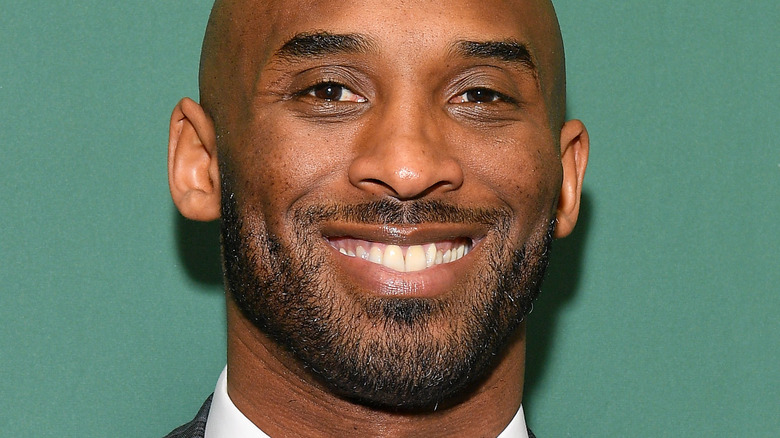 Kobe Bryant smiling