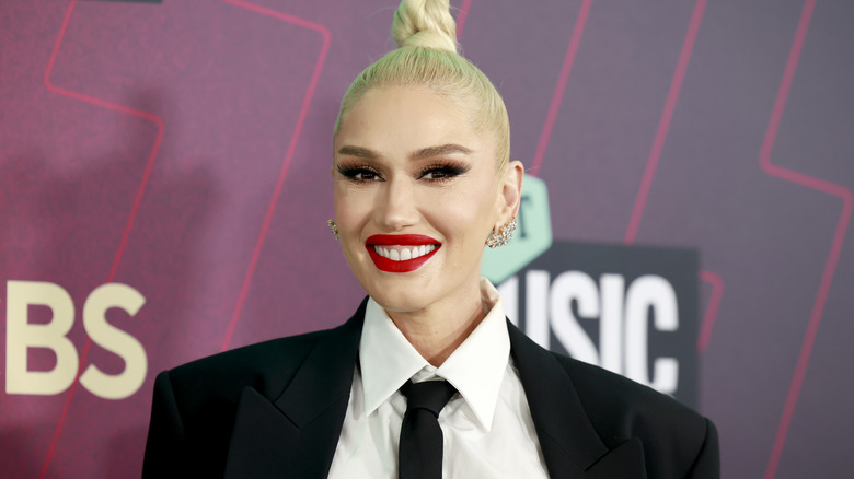 Gwen Stefani smiling