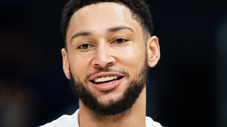 Ben Simmons smiling