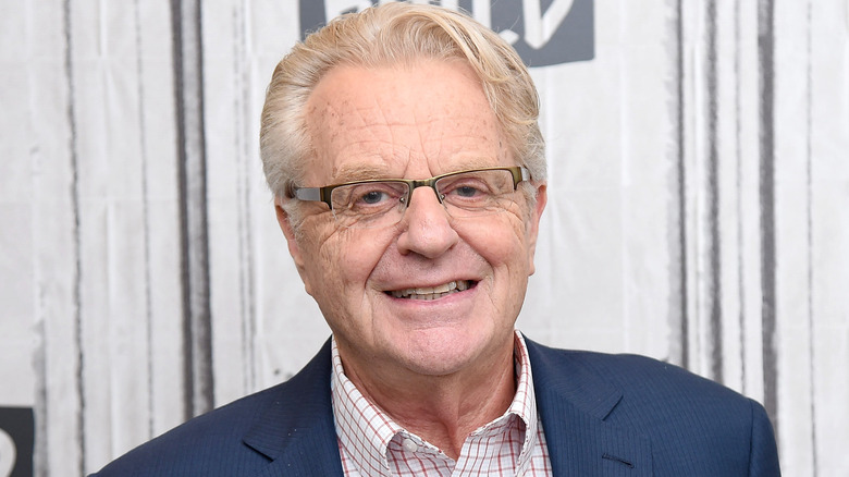 Jerry Springer, smiling