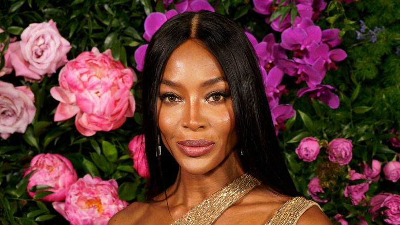 Naomi Campbell smiling