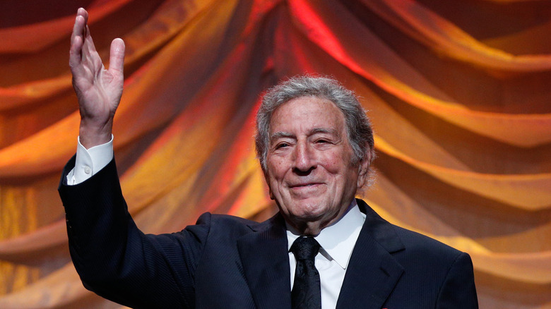 Tony Bennett smiling