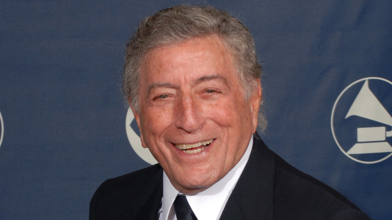 Tony Bennett smiling