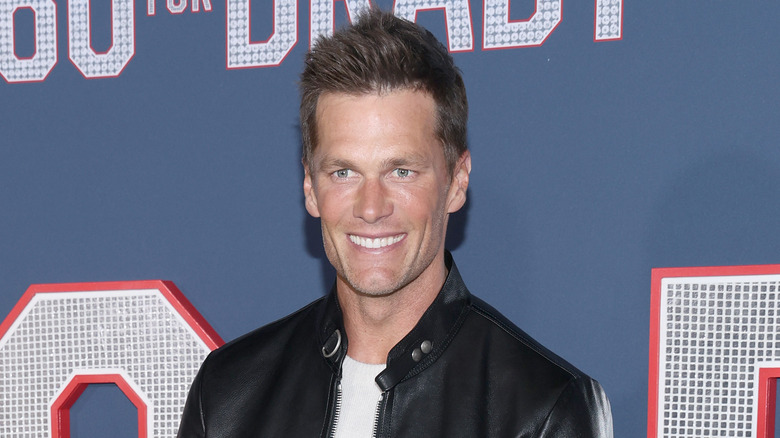 Tom Brady smiling on red carpet