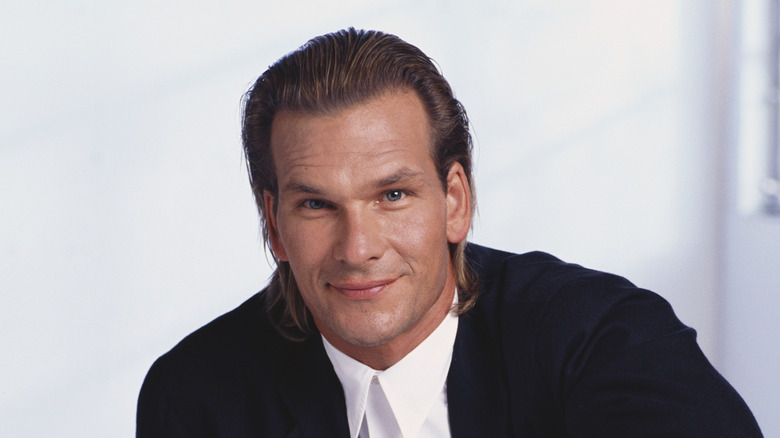 Patrick Swayze posing