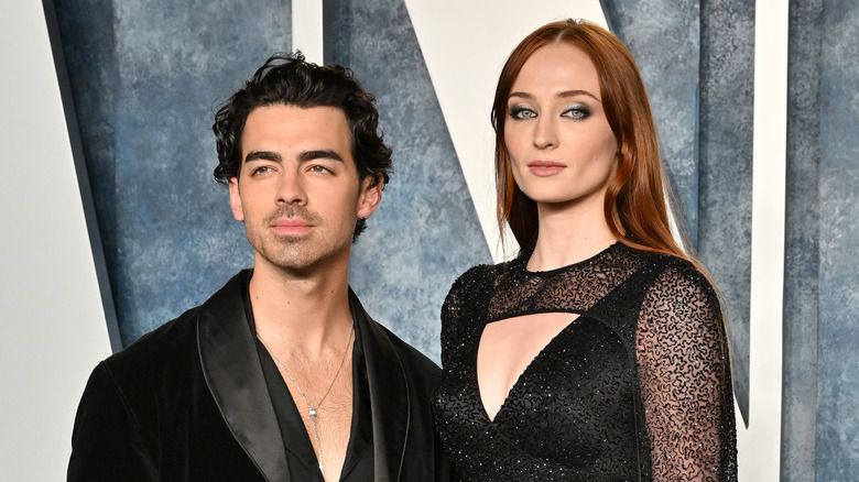 Joe Jonas poses with Sophie Turner