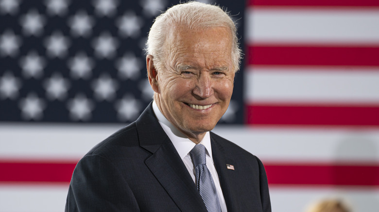 Joe Biden smiling