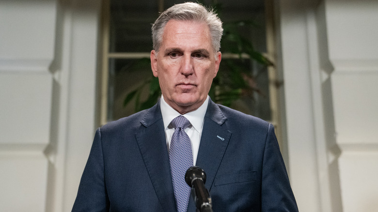 Kevin McCarthy somber