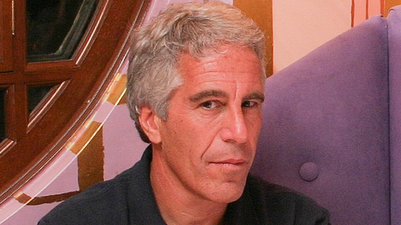 Jeffrey Epstein posing