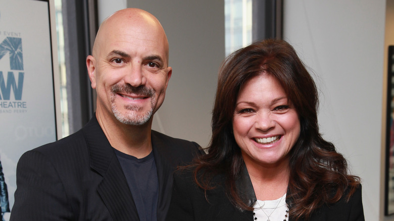 Tom Vitale and Valerie Bertinelli smiling