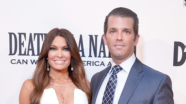 Kimberly Guilfoyle and Donald Trump Jr. posing