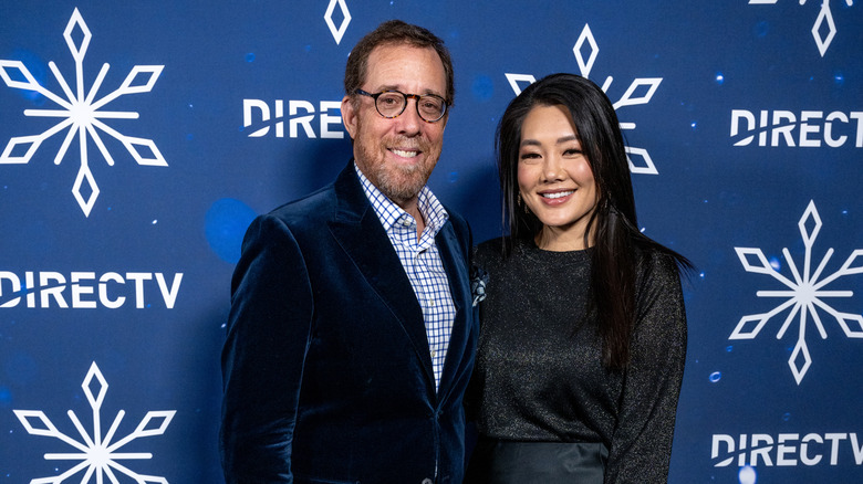 Rob Minkoff, Crystal Kung Minkoff posing