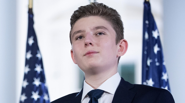 Barron Trump at the White House