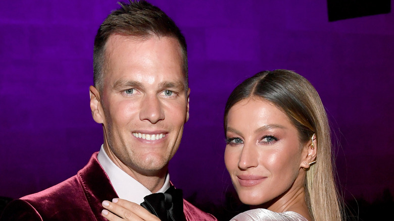 Tom Brady and Gisele Bundchen smiling