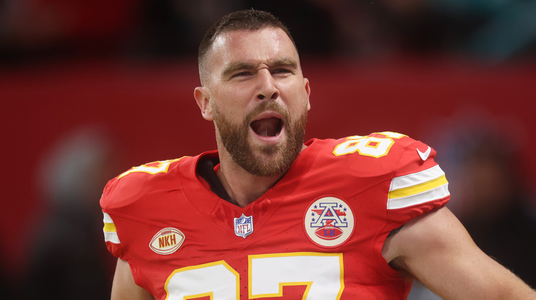 Travis Kelce yelling