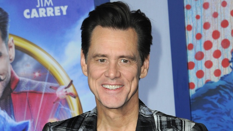 Jim Carrey smiling