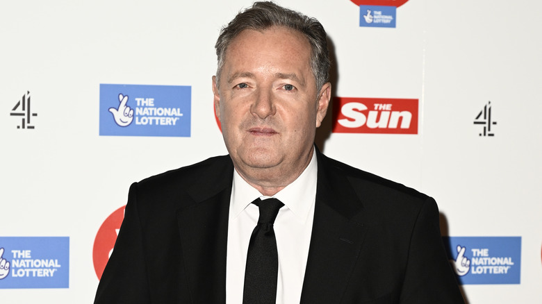 Piers Morgan posing