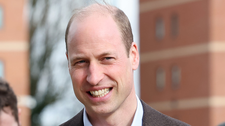 Prince William slight grin