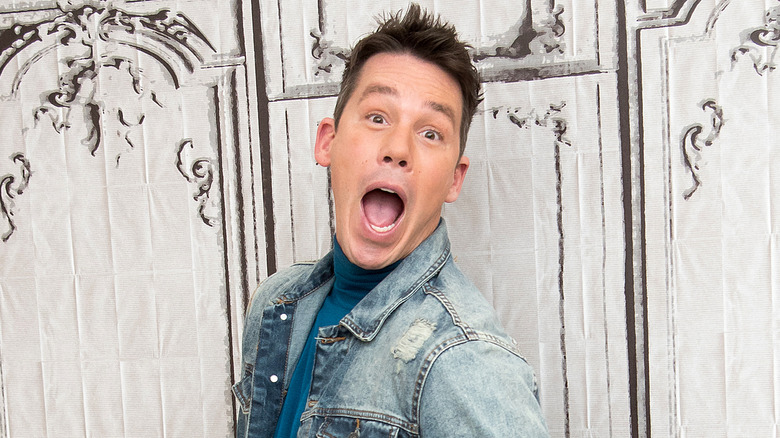 David Bromstad posing playfully