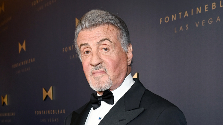 Sylvester Stallone wearing a tuxedo